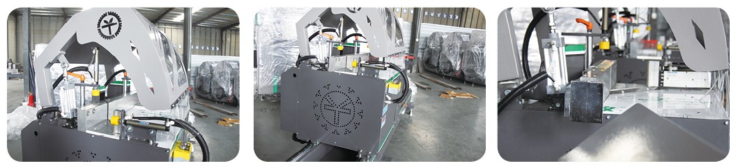 CNC Three-head Saw for Heavy-duty Sliding Door LSTJ3-CNC-500×4000