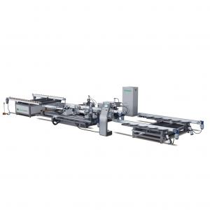 CNC Horizontal Four Head Corner Crimping Production Line