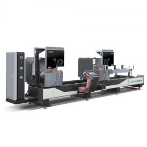 CNC Double Head  Inner 45 °  Cutting Machine NGD-CNC-550×4200A