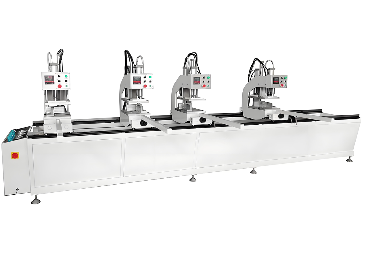 Saldatrice UPVC a quattro teste per finestre e porte in UPVC