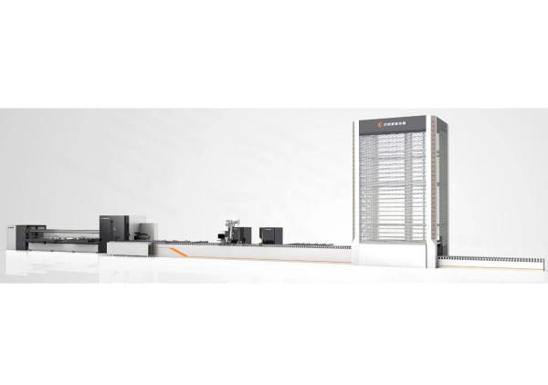 Integration der Maschinenlinie für Aluminiumfenster und -türen