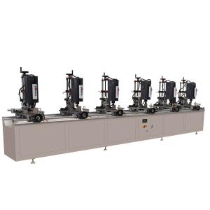 Taladro multicabezal para perfiles de aluminio y PVC